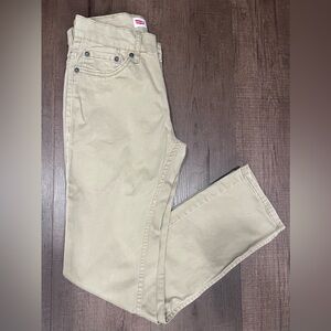 Levi’s Boys 511 Slim Fit Size 14 W27” X L27”14 Khaki